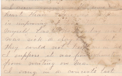 Amanuensis Monday: Letter to Miss Eliza Good 1888